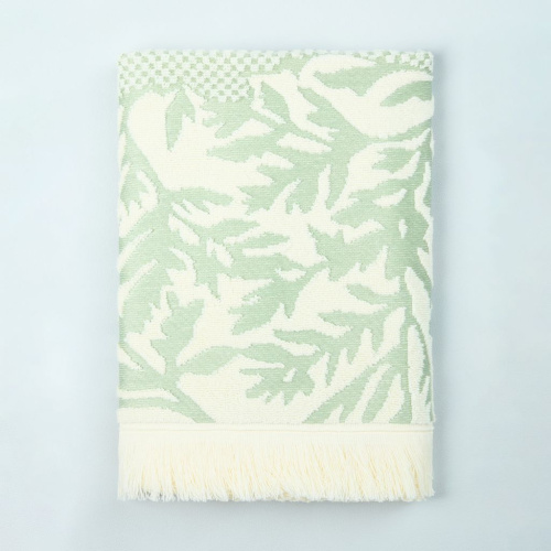 Полотенце махровое Tiziana, зеленое