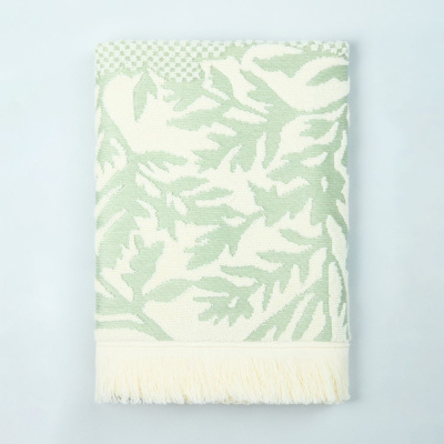 Полотенце махровое Tiziana, зеленое