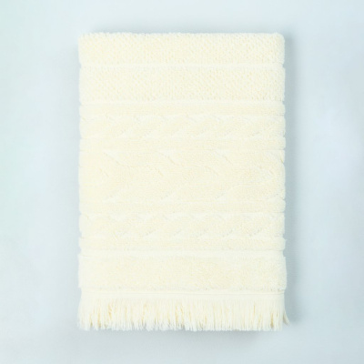 Полотенце махровое Saveria, ваниль