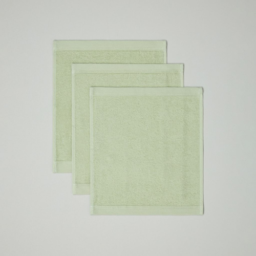 Комплект махровых салфеток Gino, зеленый