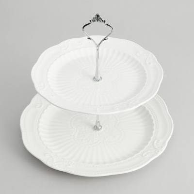 Кейк-стенд Emboss White