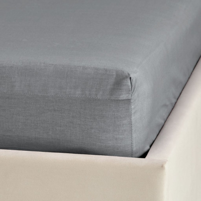 Простыня на резинке Dark ash