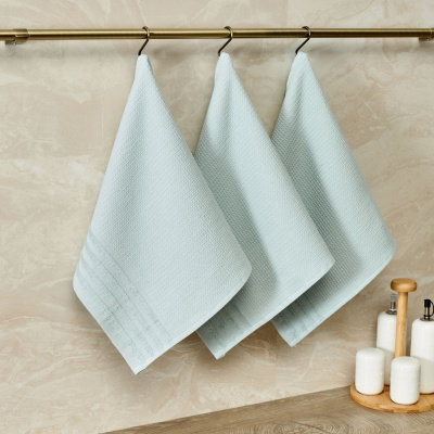 Комплект махровых полотенец Laura, голубой