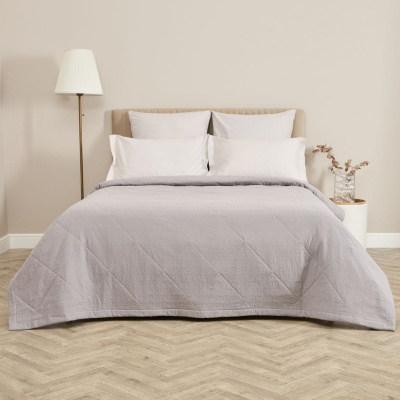 Покрывало Fiore grigio