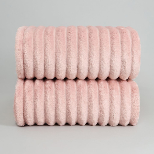 Плед Soft strip, розовый