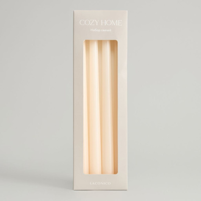 Набор свечей Laconico, слоновая кость