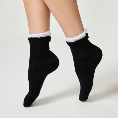 Носки Cozy Home, черный/бежевый