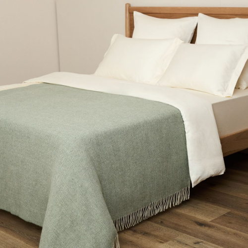 Плед Treccia, оливковый