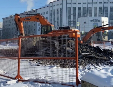 В Якутске перекресток Кулаковского и Ленина откроют 20 марта / Николай Борисов Якутск Якутск Республика Саха (Якутия)