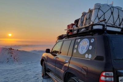 В Якутии стартовала арктическая автоэкспедиция, объединяющая два Полюса холода / Анастасия Филиппова Якутск Якутск Республика Саха (Якутия)