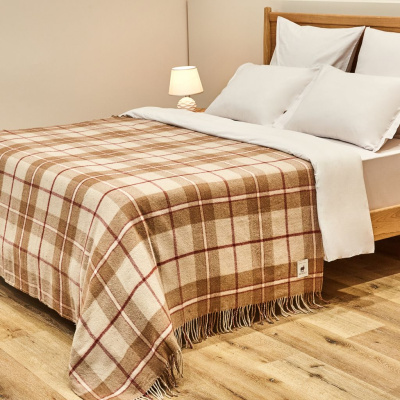 Плед Calore Premuroso, коричневый