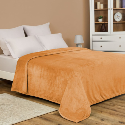 Плед Supersoft, охра