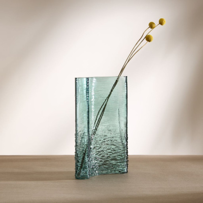 Ваза Mystery wave, голубая