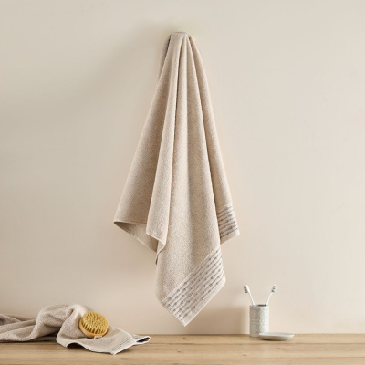 Полотенце махровое Punto, бежевое