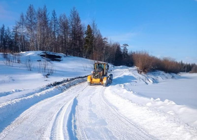 Увеличена грузоподъёмность автозимника в Кобяйском районе / ЯСИА   