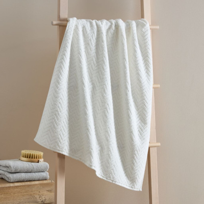 Полотенце махровое Zigzag, экрю