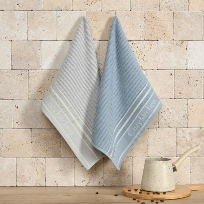 Комплект махровых полотенец COZY Kitchen, анчан