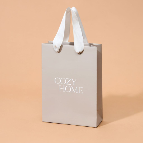 Пакет подарочный Cozy Home 15х7х21
