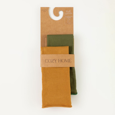 Носки Валенсия, желтые/зеленые