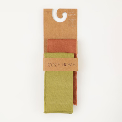 Носки Барио, оранжевые/зеленые