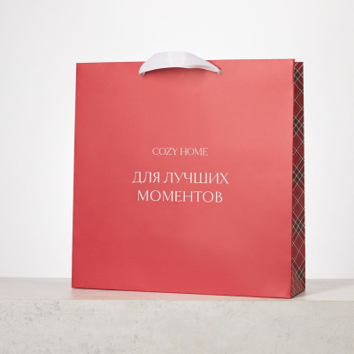 Пакет подарочный Cozy Home 35х10х35