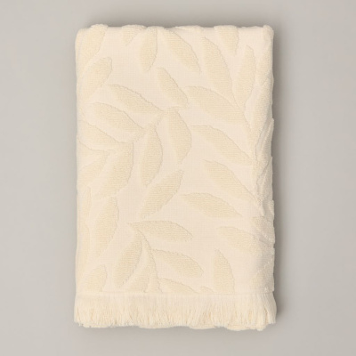 Полотенце махровое Fioritura, молоко