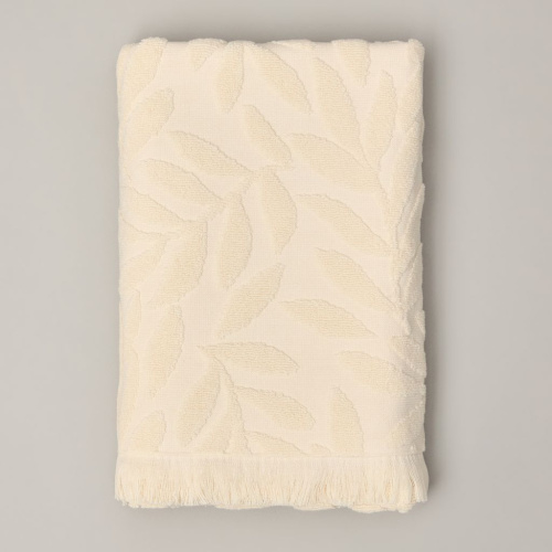 Полотенце махровое Fioritura, молоко