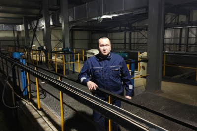 Специалист «Водоканала» рассказал о работе станции по очистке сточных вод / Айаал Аргунов   