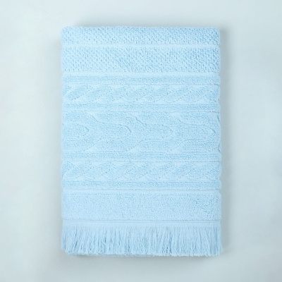 Полотенце махровое Saveria, голубое