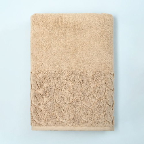 Полотенце махровое Luana, бежевое