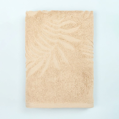 Полотенце махровое Tropico, бежевое