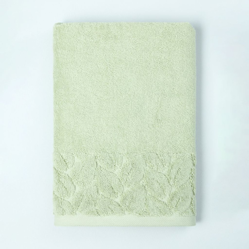 Полотенце махровое Luana, зеленое