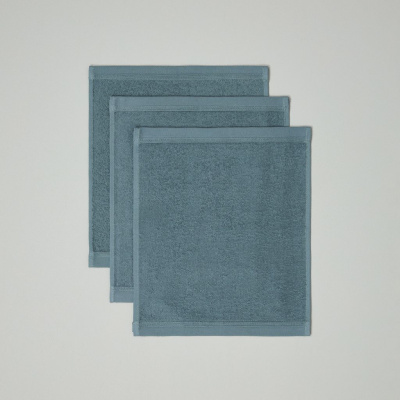 Комплект махровых салфеток Gino, синий