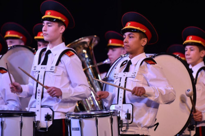 Духовой оркестр из числа кадетов в числе победителей первого Всероссийского фестиваля-конкурса «Кубок Алтая» /    