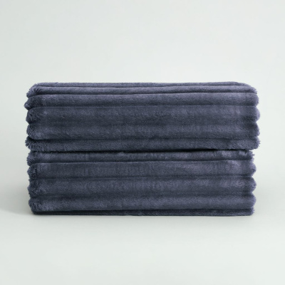 Плед Soft strip, синий