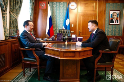 Глава Якутии дал поручения по подготовке к весеннему половодью в Кобяйском районе / ЯСИА   