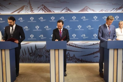 Якутия и Газпромбанк будут сотрудничать в создании Всемирного центра мамонта / ЯСИА Владивосток Город Владивосток Приморский край