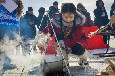 Лучших хозяек чума определили на международном чемпионате по оленеводству в Якутии / Анастасия Филиппова Иенгра Нерюнгринский Республика Саха (Якутия)