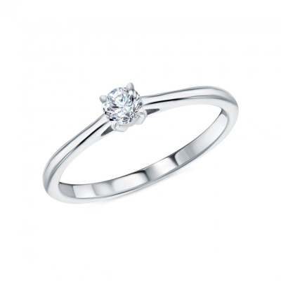 Золотое кольцо с фианитами