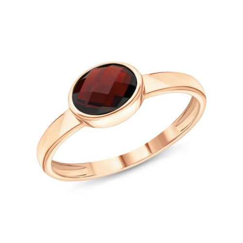 Золотое кольцо с гранатами природными
