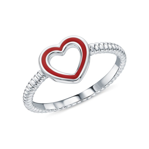 Серебряное кольцо с эмалью