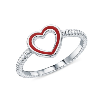 Серебряное кольцо с эмалью