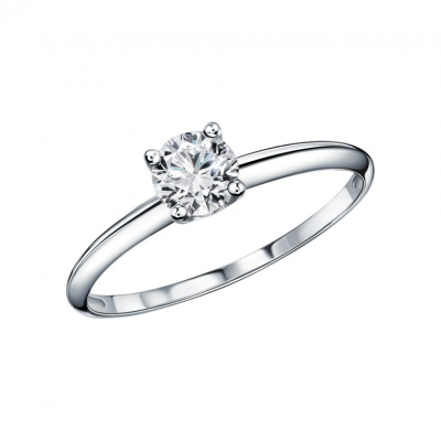 Золотое кольцо с фианитом