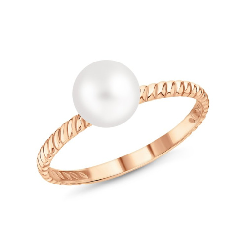 Золотое кольцо с жемчугом
