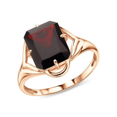 Золотое кольцо с гранатами природными