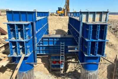 Группа «ВИС» рассказала о работах на площадке строительства Ленского моста / ЯСИА   