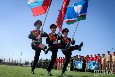 В Якутске стартовал республиканский слет юнармейцев / Мария Горохова   
