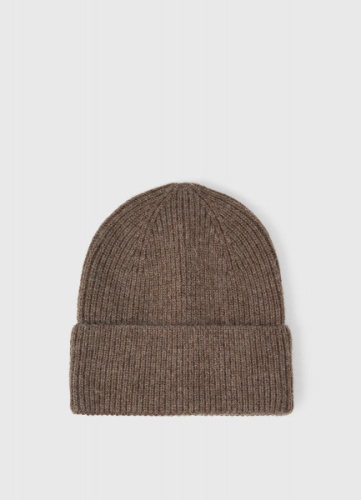 Шапка с отворотом, Коричневый