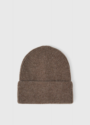 Шапка с отворотом, Коричневый