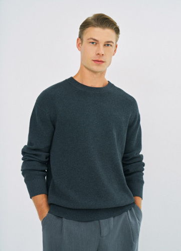 Джемпер из хлопка, Серый